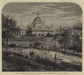 Indian Sketches, the Tomb of Runjeet Singh, Founder of the Sikh Empire